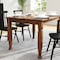 Flash Furniture Rectangle 36.25 in W, 47 in L, Rubberwood (Parawood) KER-T-799-WAL-47-GG - alternate 5